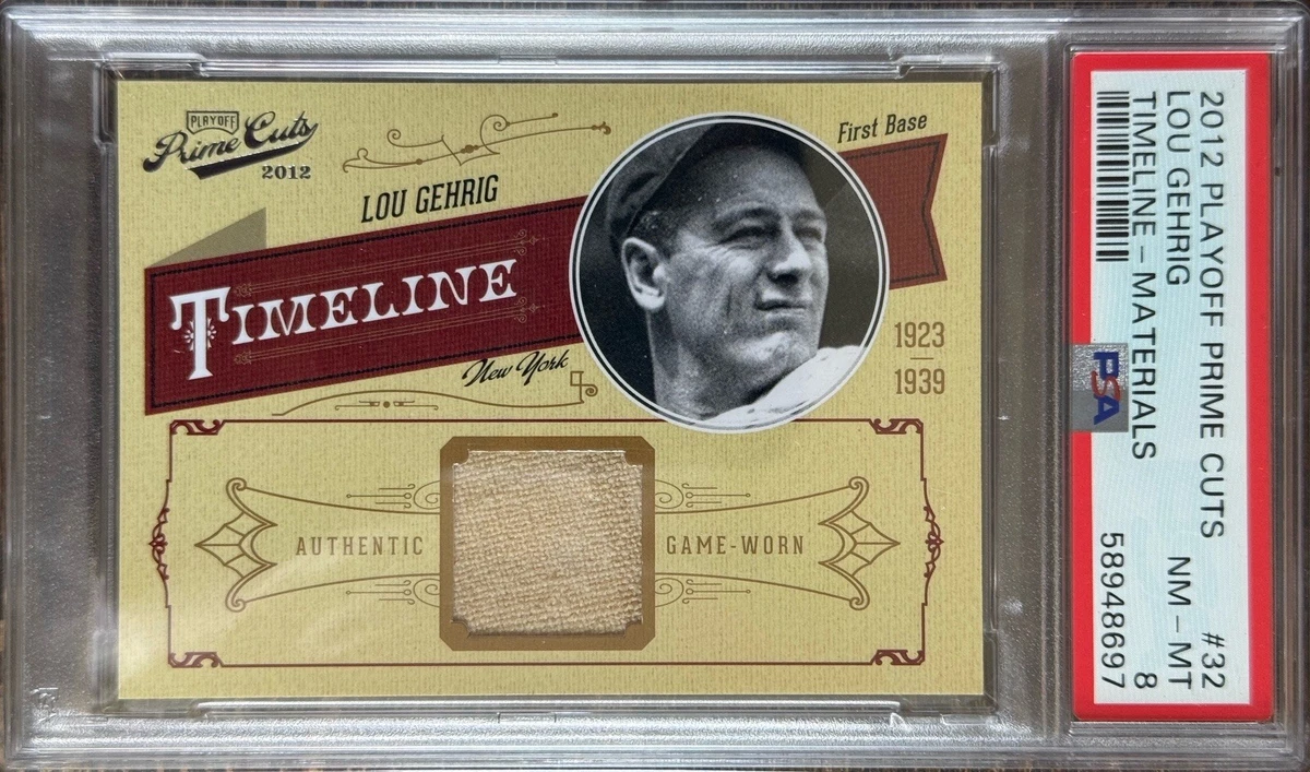 Panini Lou Gehrig Baseball Serial Numbered Sports Trading Cards