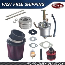 Carburetor Air Filter Adapter Kit for Coleman CT100U CC100X 98cc Predator 79cc
