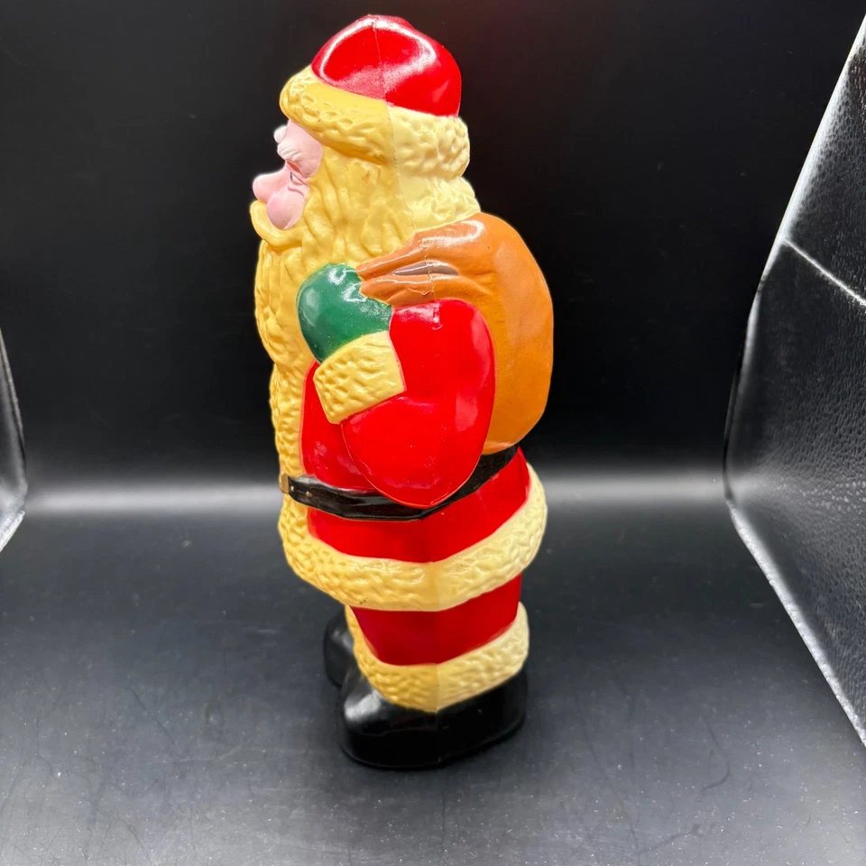 Molde soplado vintage de Papá Noel decoración de Navidad decoración de mesa Foto 4 de 4