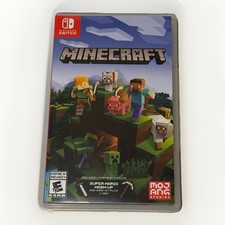 Authentic Box Case ONLY Nintendo Switch Minecraft CASE ONLY, NO GAME READ 