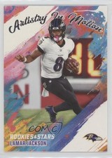 2025 Panini Rookies & Stars Artistry in Motion Lamar Jackson #2 1gg4