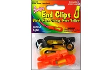 Pepperell Bungee Bracelet End Clips Blk/NO/NY 6pc