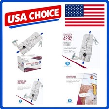 Dynarex Urinary Leg Bag 1000 ml Catheter Drainage Bag 12 Pack