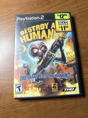 Destroy All Humans! (Sony PlayStation 2, 2005) PS2 Complete CIB - Tested
