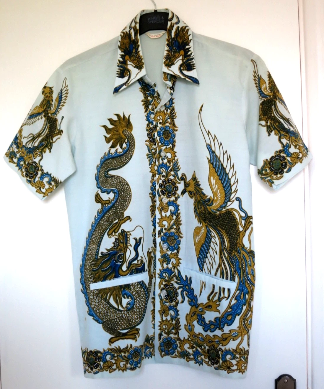 Men's Superior Quality Handmade JAVA BATIC SHIRT Size M