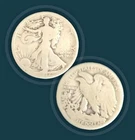 USA Walking Liberty Half Dollar - 1917