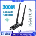 Wireless 2.4G 300Mbps USB WiFi Repeater Extender WiFi Signal Amplifier Booster 