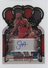 2023-24 Panini Crown Royale Gold 9/10 Precious Achiuwa #CA-ACH Auto 18t1