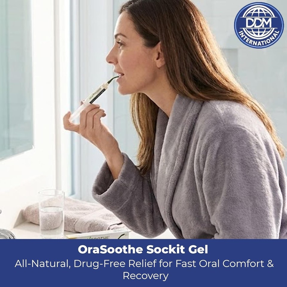 Septodont Orasoothe Sockit Dry Socket Oral Wound Dressing Hydrogel , 5x ...