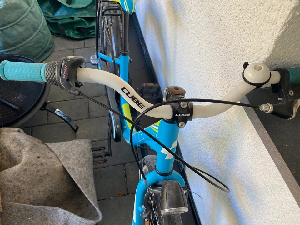 Cube Kid 240 Street *** 24 Zoll *** Kinder Jugend Mädchen Fahrrad *** blue/lime - Bild 3 von 4