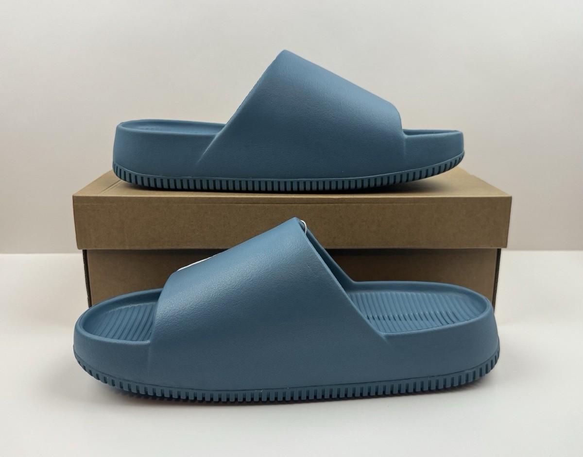 Size 8 Nike Calm Smoky Blue Men\'s Slides Shoes FD4116-005 NEW Nike Calm Slide Men main image 4