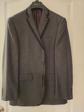 NEW w/tags Men s Van Heusen Charcoal Gray Plaid Blazer Size 40R