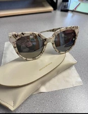 Gentle Monster Women’s Sunglasses Illusion White with Pattern RARE