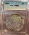 1897 Morgan Silver Dollar $1 ICG-MS62