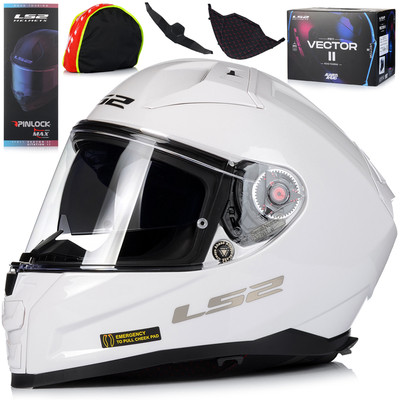 Motorradhelm | LS2 FF811 VECTOR II Solid | Integralhelm | Helm mit Sonnenblende