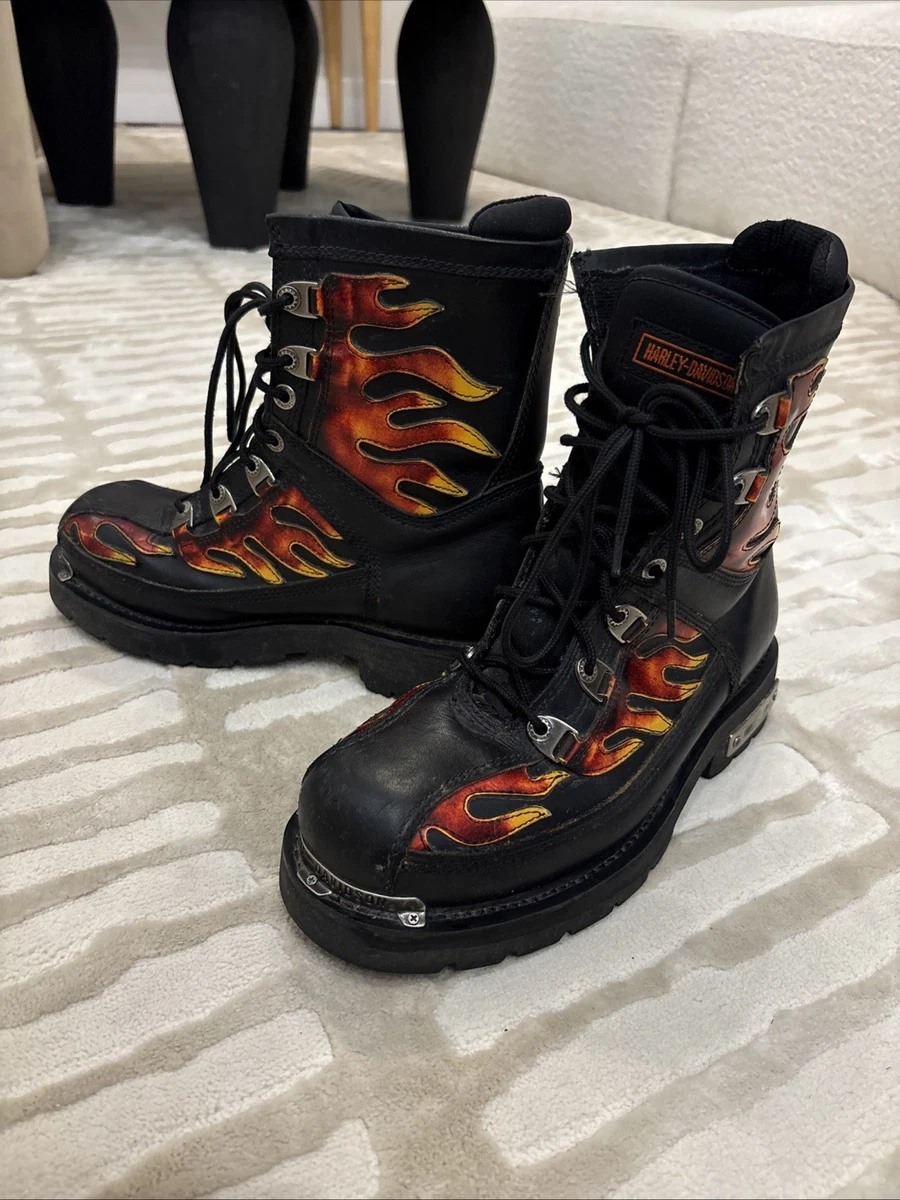 Harley Flame Boots In Men display picture 2