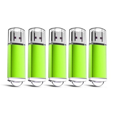 5x USB Stick 2.0 Grün Memory Speicherstick Speichermedien Flash Drive USB 64 GB