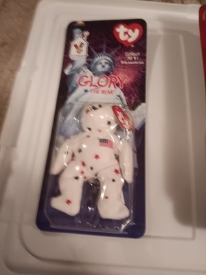 McDonald's Ty Teenie Beanie Baby - GLORY THE BEAR - New In Package