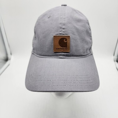 Carhartt Gray Asphalt Soft Cotton Canvas Adjustable Cap Hat AH0289 100% Cotton