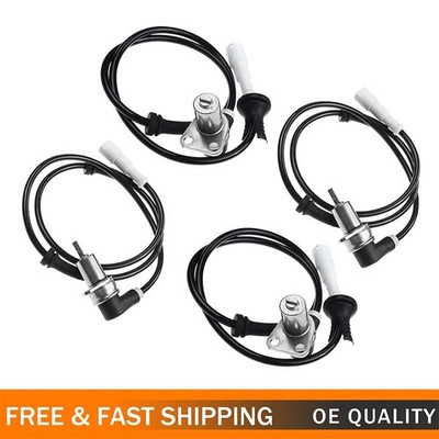 4x Front & Rear Side ABS Wheel Speed Sensor for BMW E30 318i 325 325E 325ES 325i