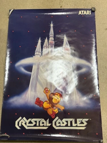 Atari Crystal Castles Vintage Original Poster 23x35