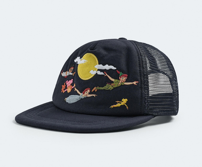 Zara x Harry Lambert x Disney Peter Pan Five Panel Cap Navy Blue