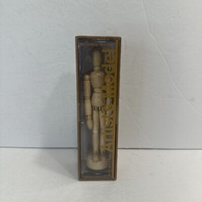 New 6.5"  Mini Wooden Artist's Movable Model Unopened Box