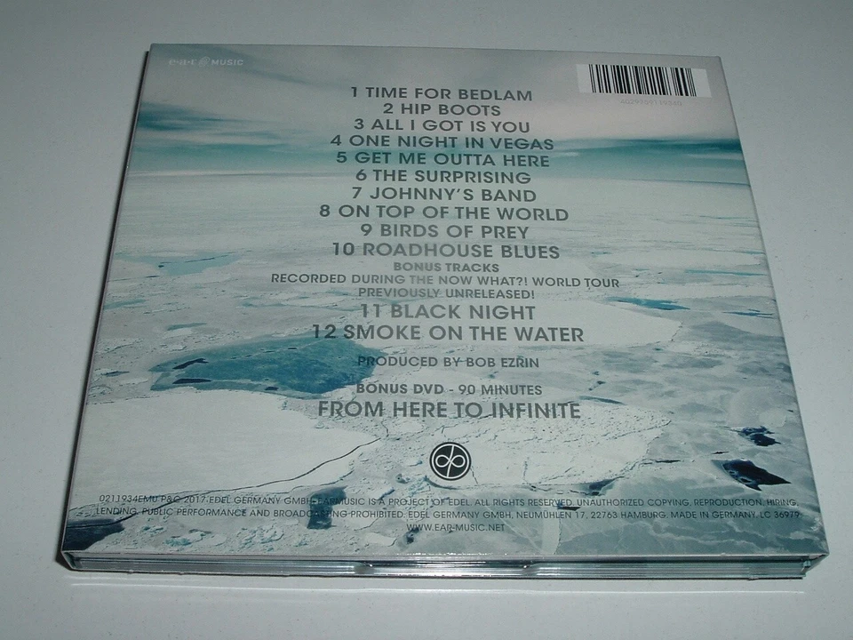 DEEP PURPLE - INFINITE - CD Album + DVD, Digipak, 0211934EMU (2017) - Bild 3 von 3