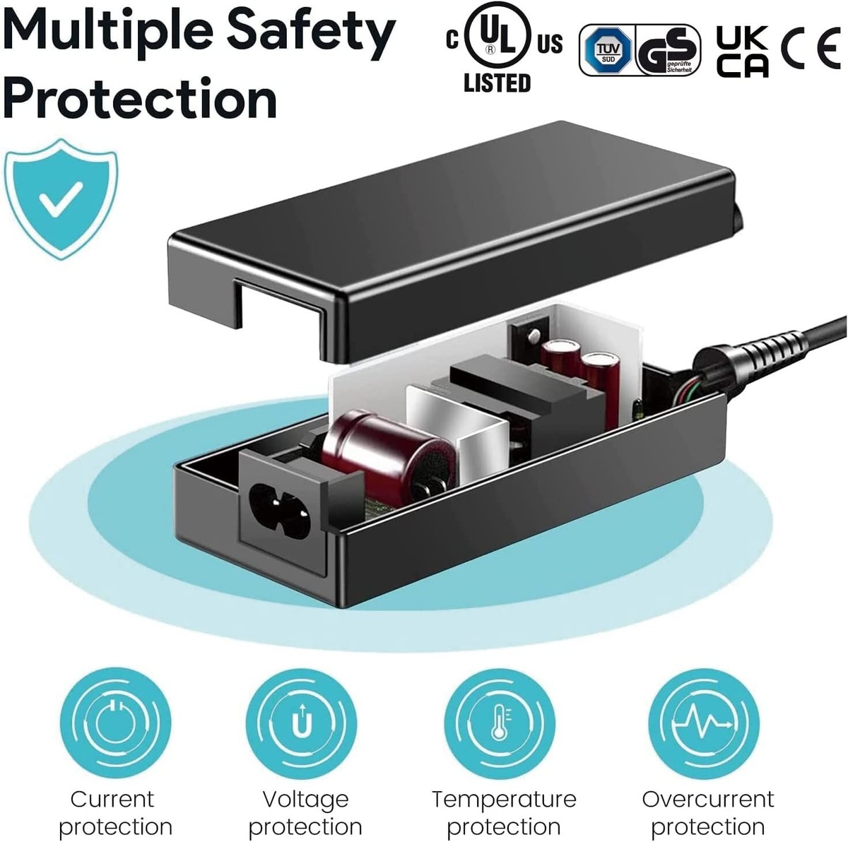 KFD 24V Cargador Cable de alimentación Adaptador para Logitech G29 G920 G25 G27 G940 G923 APD DA
