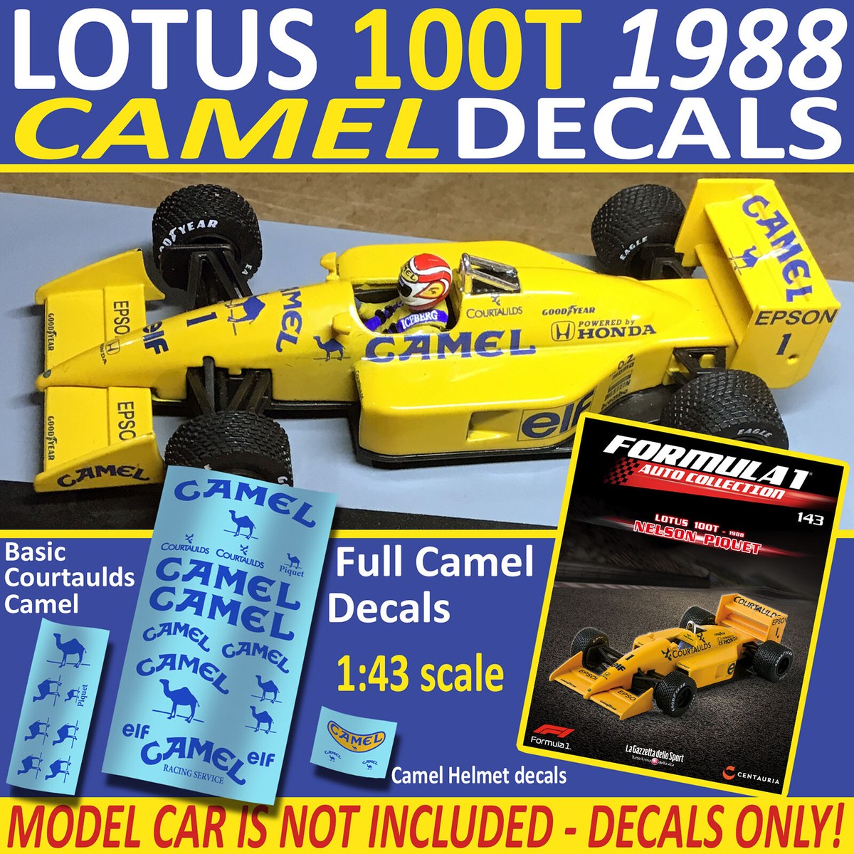 ☆1/43 ロータス 100T No.2 F1 1988 中嶋悟 K03610E