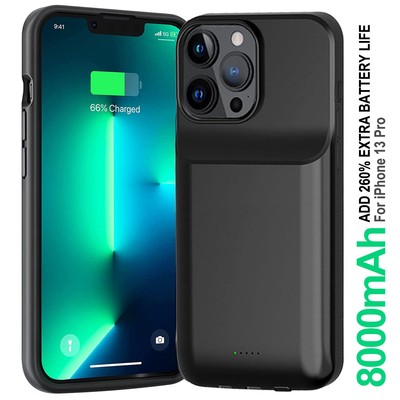 3In1 Power Bank + Qi Wireless Charger + Protective Case for Apple iPhone 13 Pro