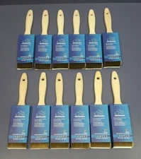 Lot of 12 Bestt Liebco One Coat 2" Trim Brush Latex