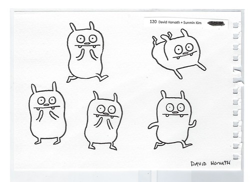 Uglydoll Original drawing by it's creator David Horvath &amp; Sun-min Kim ...