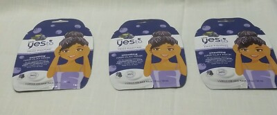 Lot of 3- Yes To Super Blueberries Frizz-Fighting Smoothing Hair Clay Mask 1 oz
