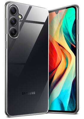 Hülle für Samsung Galaxy A34 5G Schutzhülle Silikon Case Cover Klar Transparent