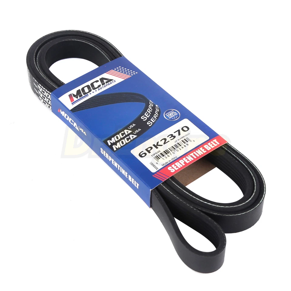 Serpentine Belt Component Kit For 07-12 Chevrolet Malibu Pontiac G6 Saturn Aura - Image 3 of 4