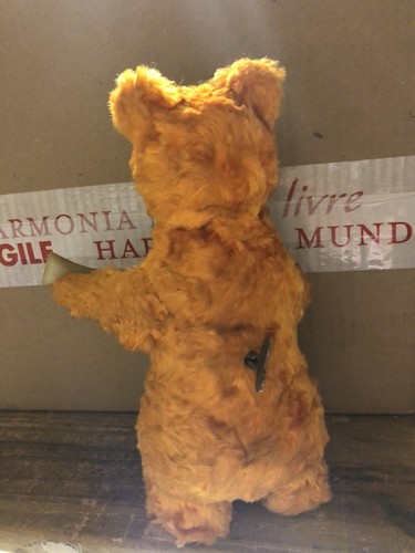 ANCIEN OURS Balalaïka Orange RUSSE MECANIQUE PELUCHE + CLEF - Imagen 2 de 3