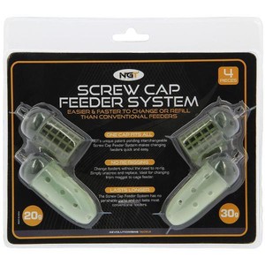 Fishing Terminal Tackle Screw Cap Swim Feeder Fishing System Cage