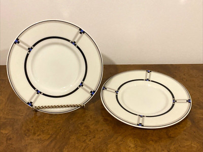 TANGENT by STUDIO NOVA YA021 6.125'' Plates Saucers Japan Oven to Table Set of 2