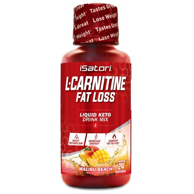 L-CARNITINE Fat Loss - Metabolism Activator - Malibu Beach 1500mg / 24 Servings
