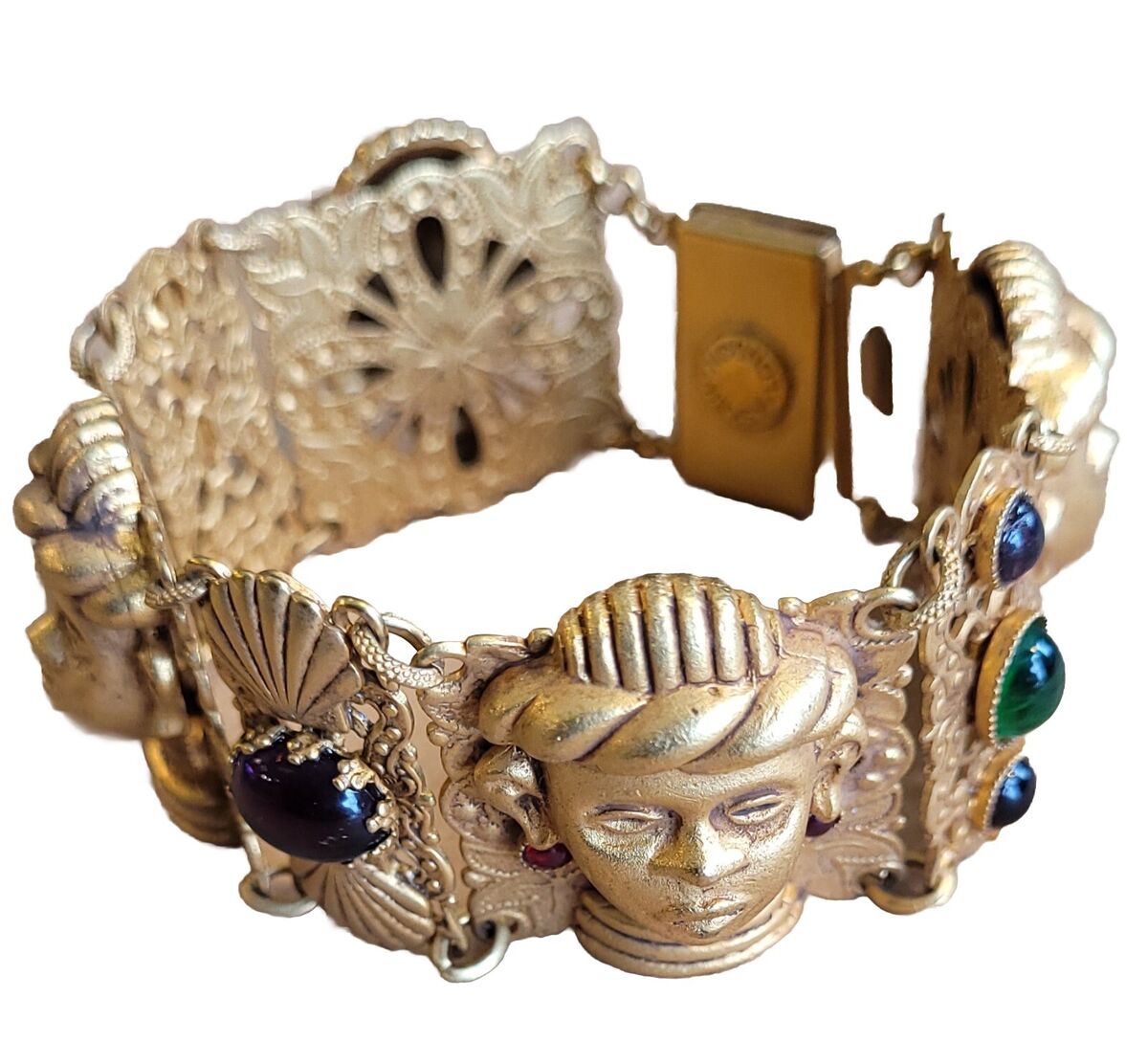 ASKEW LONDON BLACKAMOOR LINKED BRACELET - GLASS CABS ASKEW LONDON BLACKAMOOR LINKED BRACELET - GLASS CABS