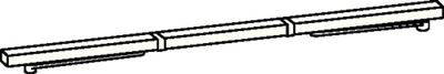 DORMAKABA 64102011 Gleitschiene GSR/V passend für TS 93 B weiß 9016 Bandseite