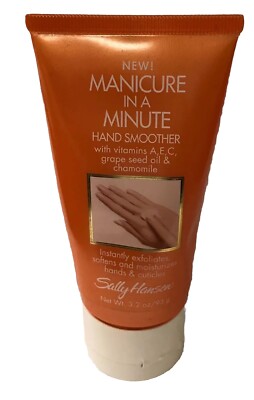 6 pcs Sally Hansen Manicure in a Minute Hand Smoother with Vitamin A,E,C 3.2 oz