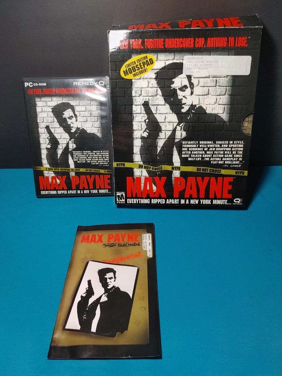 Max Payne PC Big Box NO CD-KEY NO MOUSE PAD | EBay