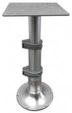 Tischfuß Tischgestell stufenlos verstellbar 33-70cm Alu Boot Yacht Wohnmobil