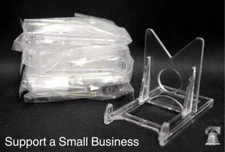 5 Display Stand Baseball Hockey Football Card 2 Piece Adjustable BCW Prop Stands