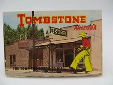 Vintage Miniature Souvenir Album Postcard Prints - Tombstone Arizona - 10 Views