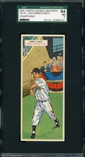 1955 Topps Doubleheaders Baseball #73/74 Lynch Brecheen SGC 7