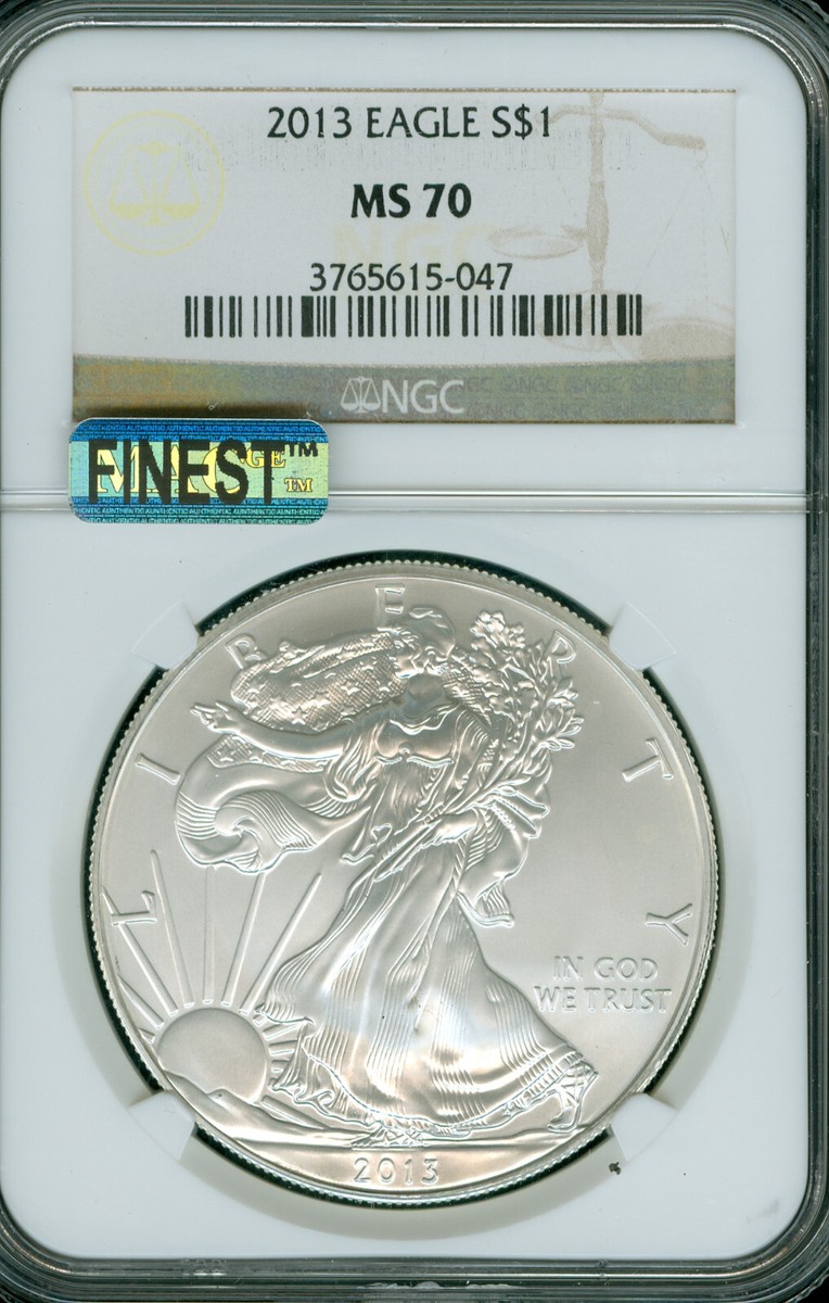 2013 STAR SILVER EAGLE NGC MS70 MAC FINEST MAC SPOTLESS . | eBay