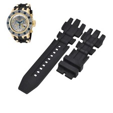 Subaqua 20169 26mm Black Rubber Watch Strap For Invicta